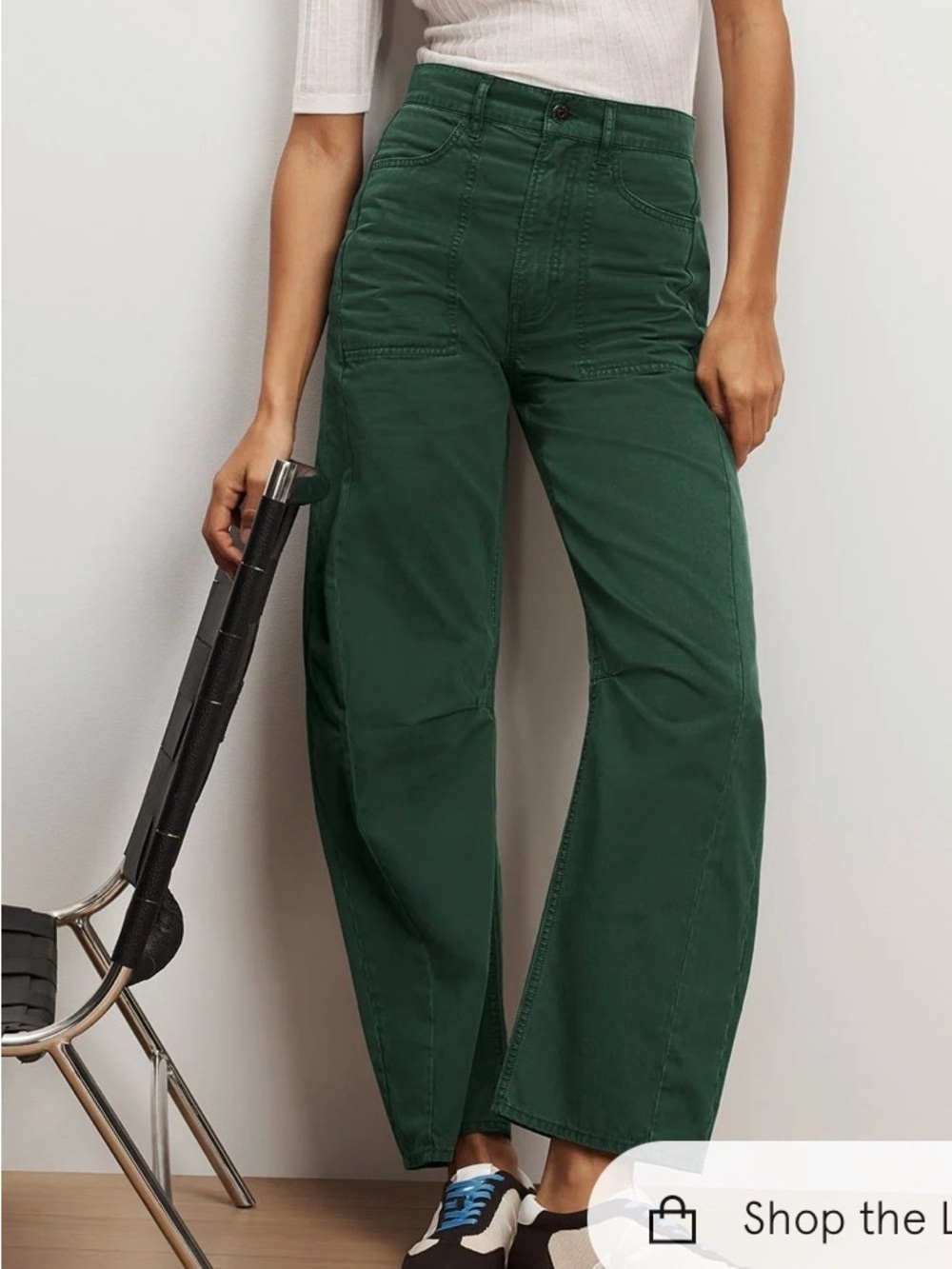 Veronica Beard Sloan Barrel Pants